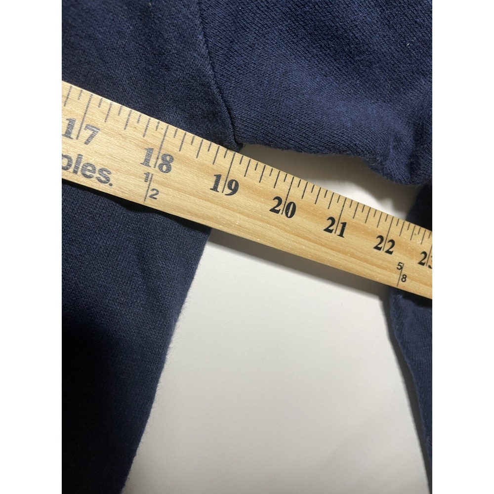 Vintage Slippery Rock University Hoodie Size Medium Blue Pullover College 80s 90 - Picture 6 of 7